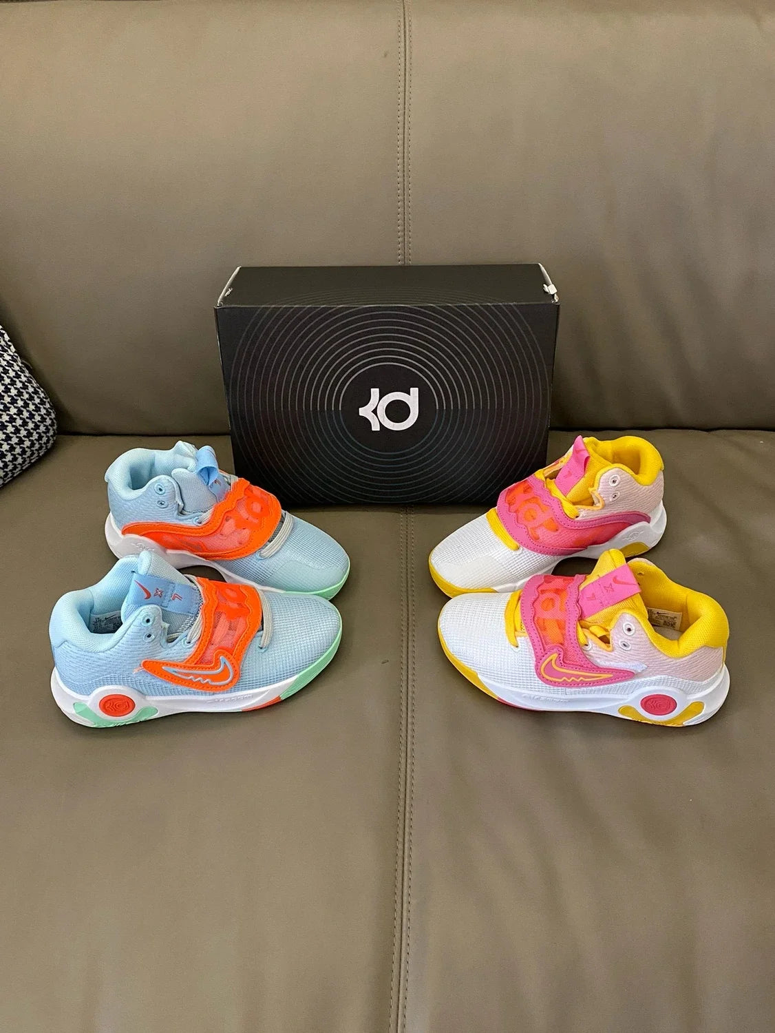 （28-39）N克KD Trey 5X魔术贴系带实战儿童篮球鞋运动鞋新款童鞋A221 收藏